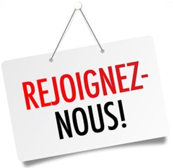 Rejoignez-nous panneau