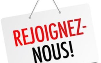 Rejoignez-nous panneau